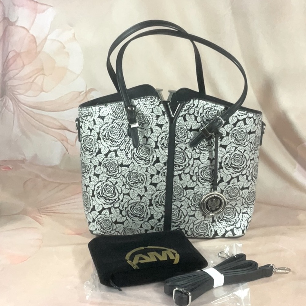 Ameri Mode - *Nwot* - Luxury Rose Handbag - image 1
